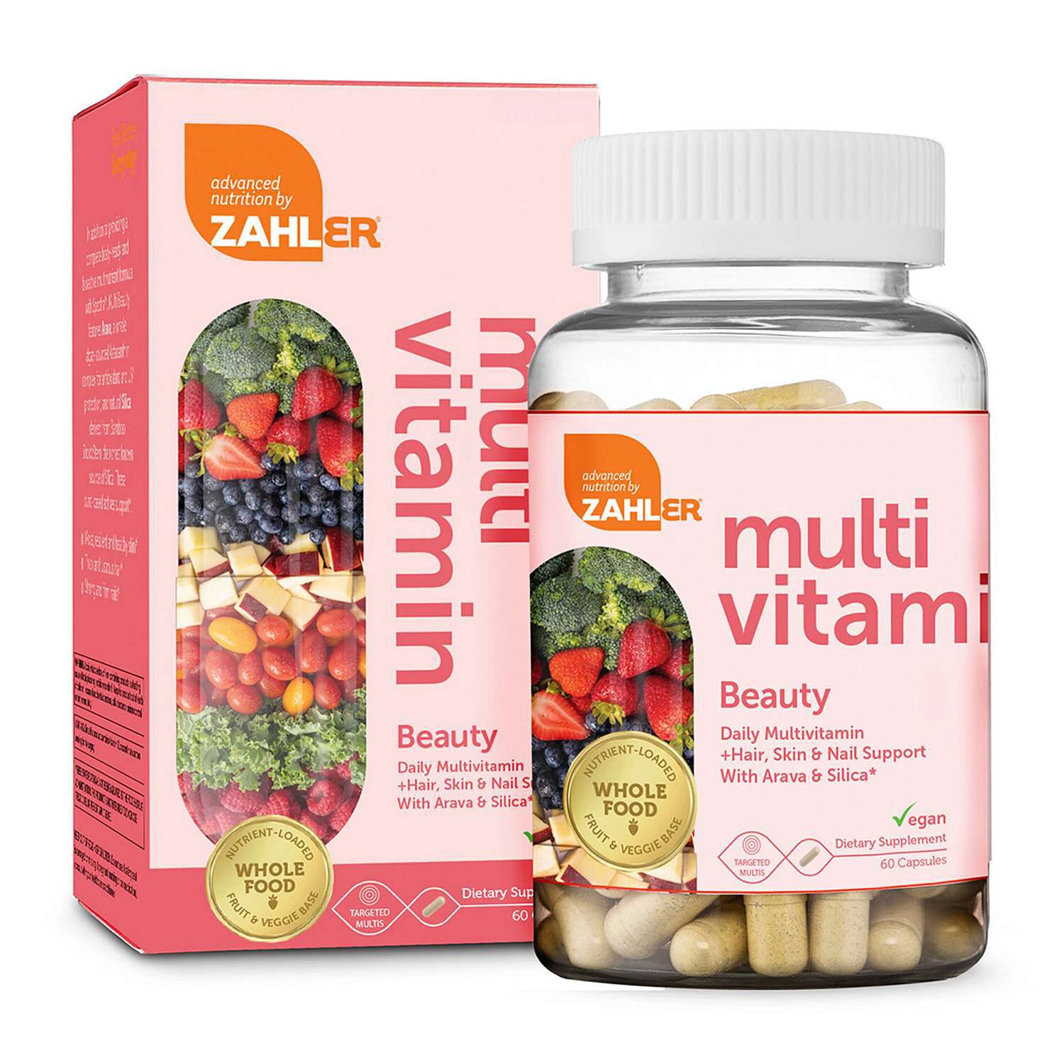 Beauty Daily Multivitamin + Hair - Skin & Nails Support - 60 Capules (30 Servings)